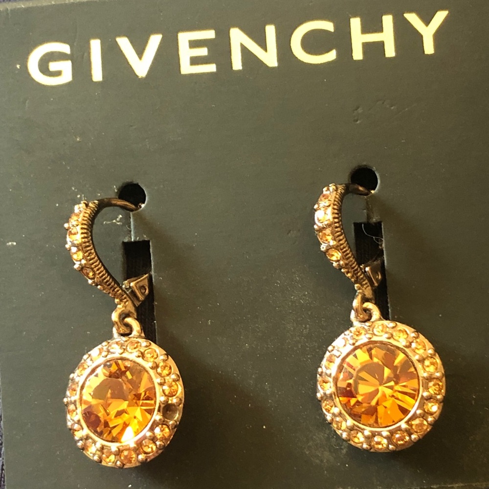 Givenchy vintage /new on card dangle earrings - Picture 6 of 13